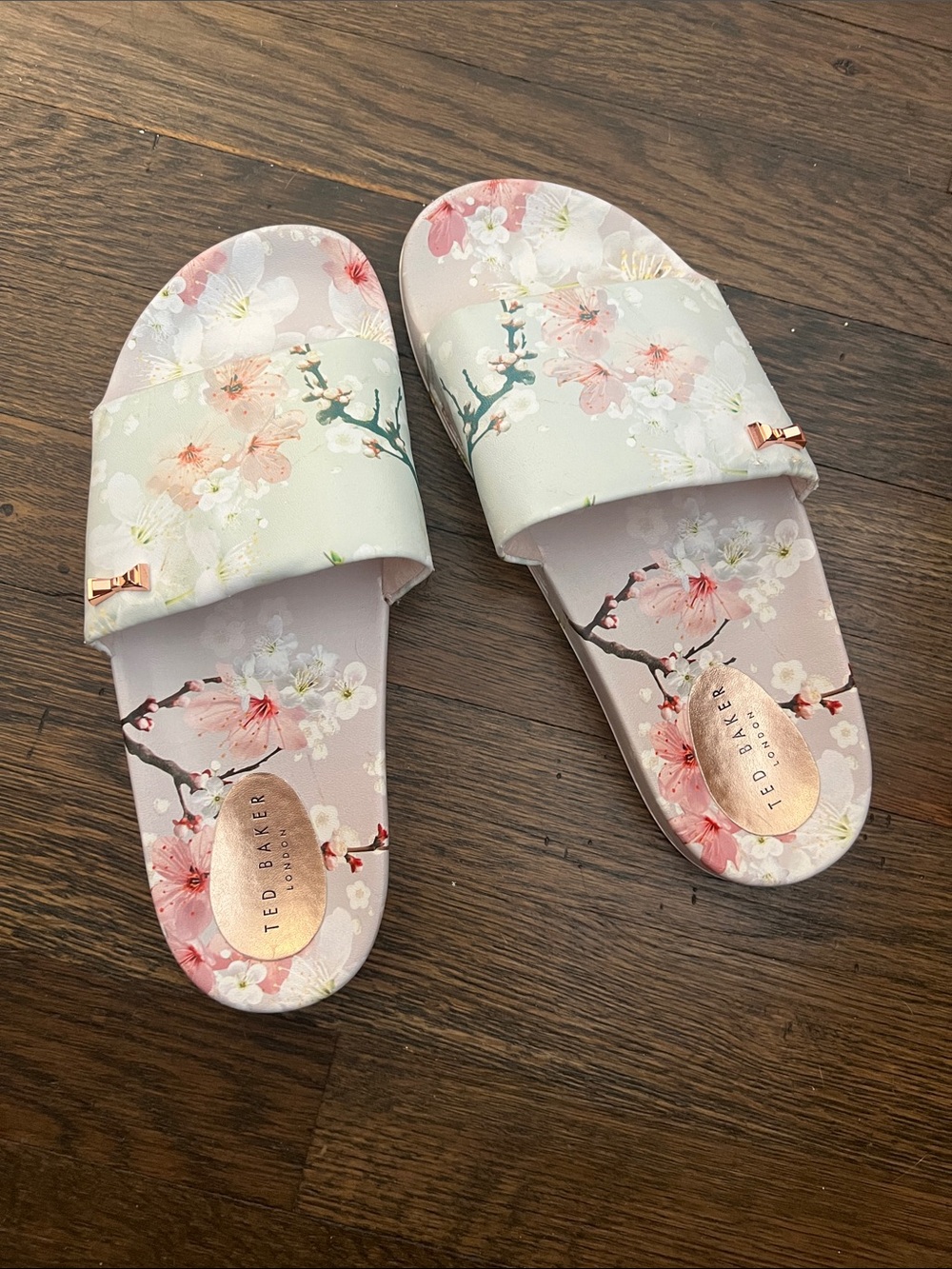 Ted Baker Floral Slide Sandals